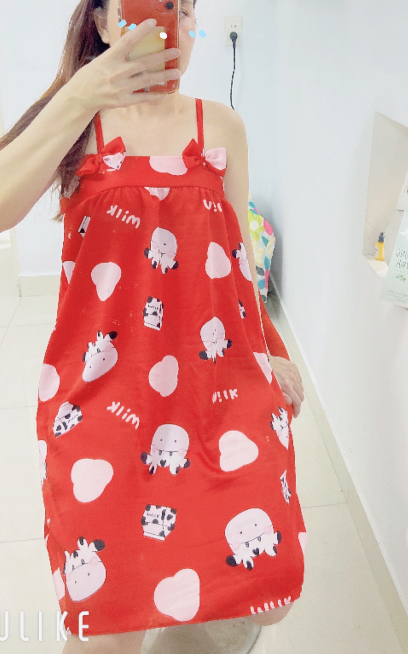ĐẦM PHI LỤA MỀM HOẠT HÌNH DƯỚI 60kg
