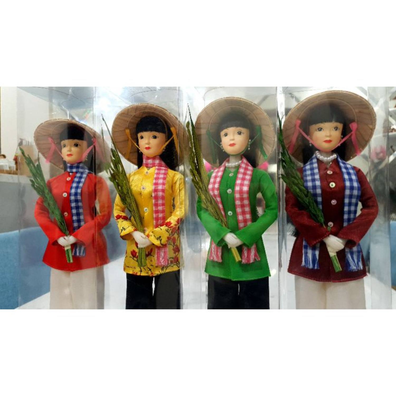Búp bê áo bà ba Việt Nam (28cm x 8cm x 8cm)