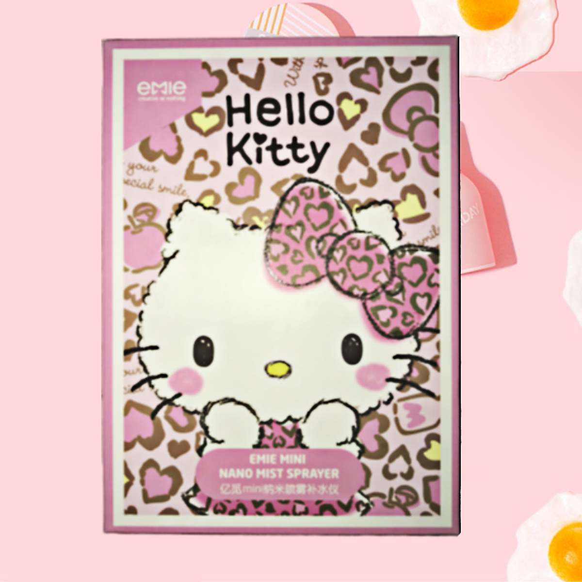 [HCM]Máy phun sương dưỡng ẩm da mặt Hello Kitty Emie
