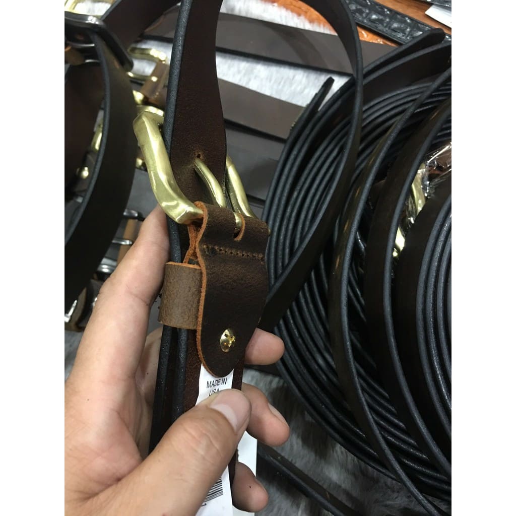 [HCM]Thắt lưng nam da bò sáp | Dây nịt nam da bò sáp