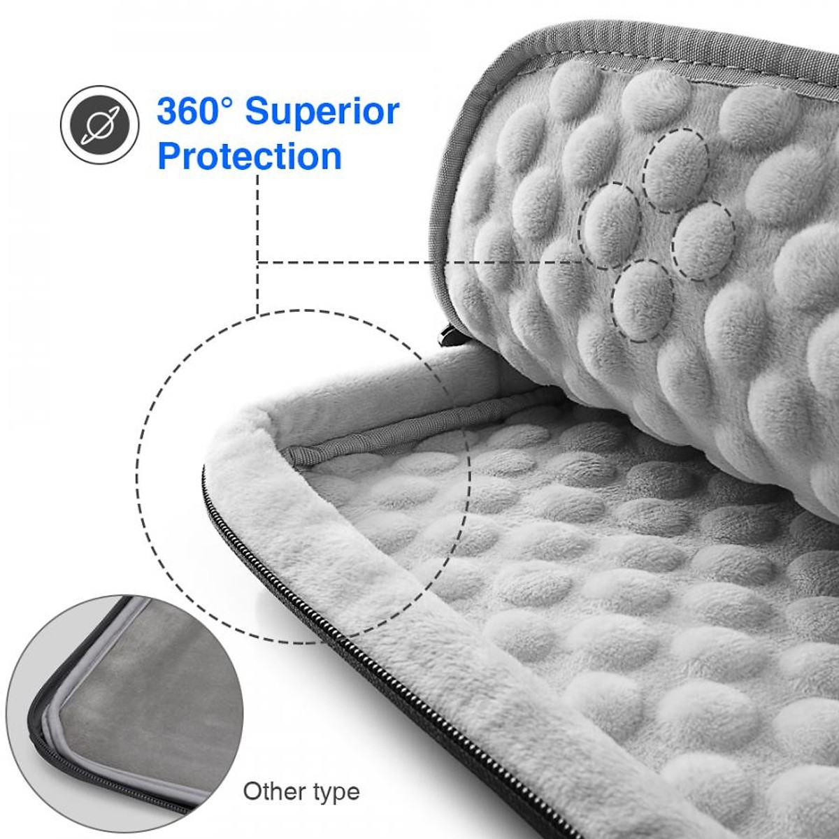 Túi Chống Sốc Tomtoc 360 Protective Macbook - A13  13/15-16''