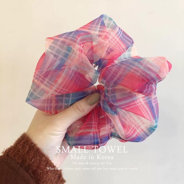 Cột Tóc Scrunchies - Voan Bồng