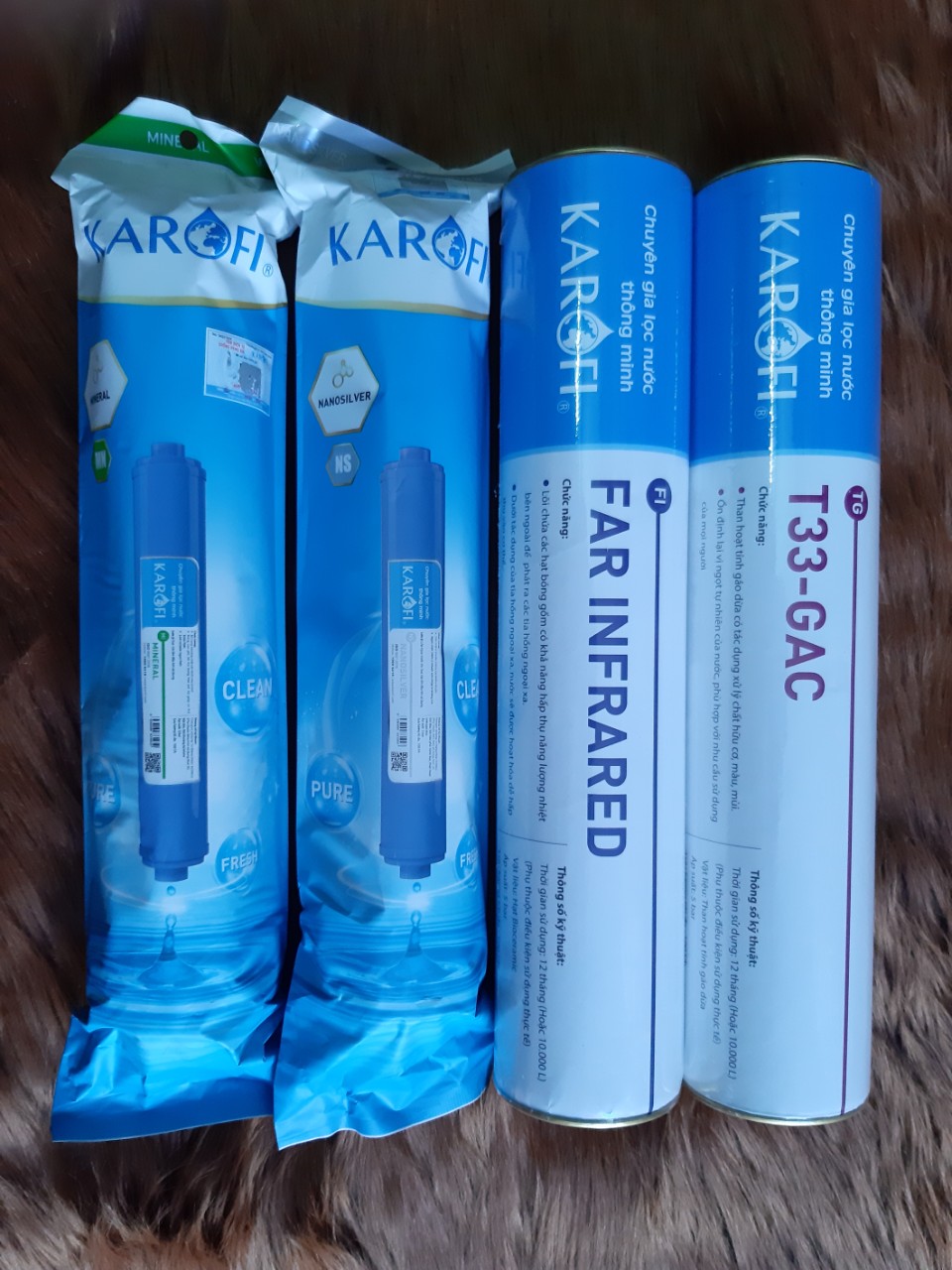 Lõi khoáng karofi số 56789 lõi khoáng karofi lõi chức năng karofilõi karofi dùng cho tất cả máy lọc nước ro
