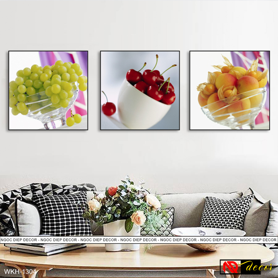Bộ 20 mẫu tranh dán tường phòng ăn 3D hiện đại đẹp - Tranh dán tường In UV chống bay màu