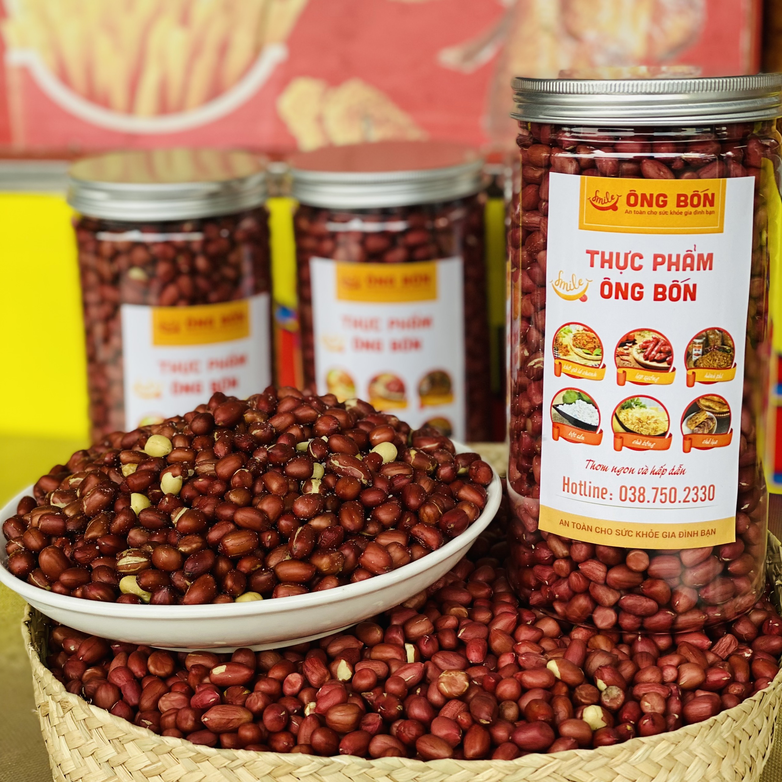 Lạc Đỏ Rang Muối - Đậu Phộng Tây Bắc Rang Muối