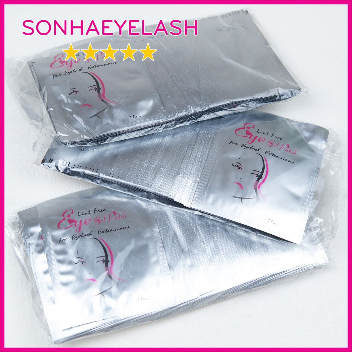 Gel pad mi, gel pad dán mi dưới, 1 bịch 50 cặp
