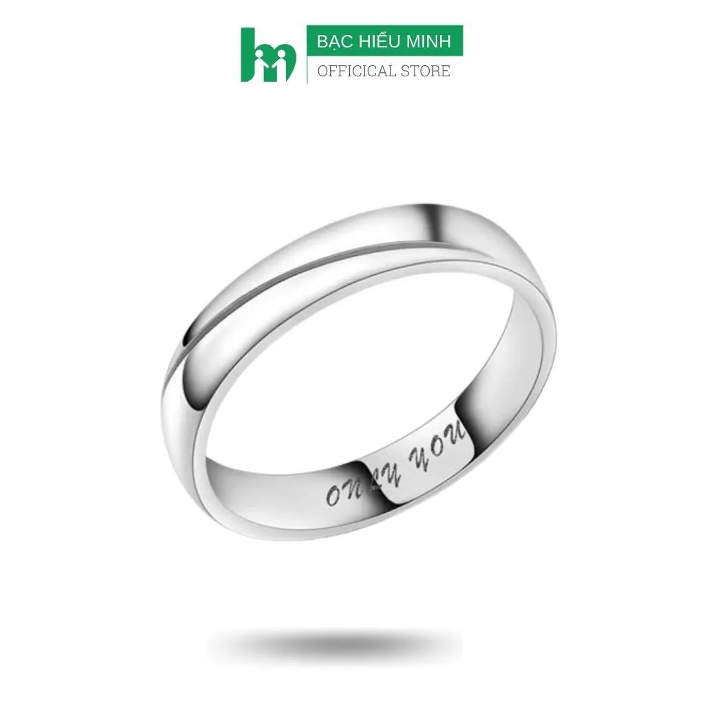 nhẫn nam bạc ta Bạc Hiểu Minh na449