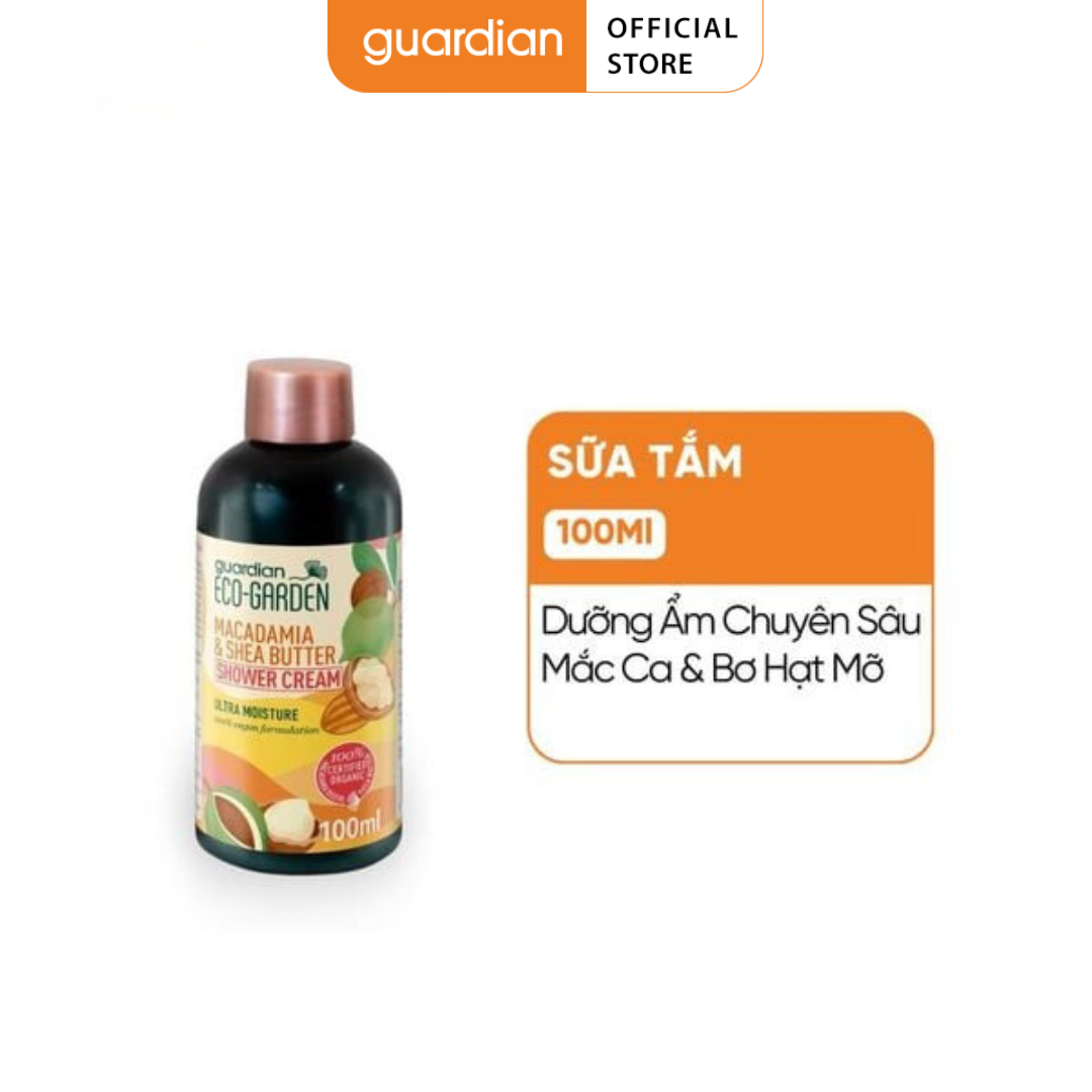 Sữa tắm eco garden hạt mắc ca và bơ hạt mỡ 100ml