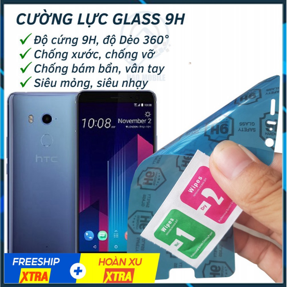 Dán cường lực dẻo nano 9h htc u11 plus