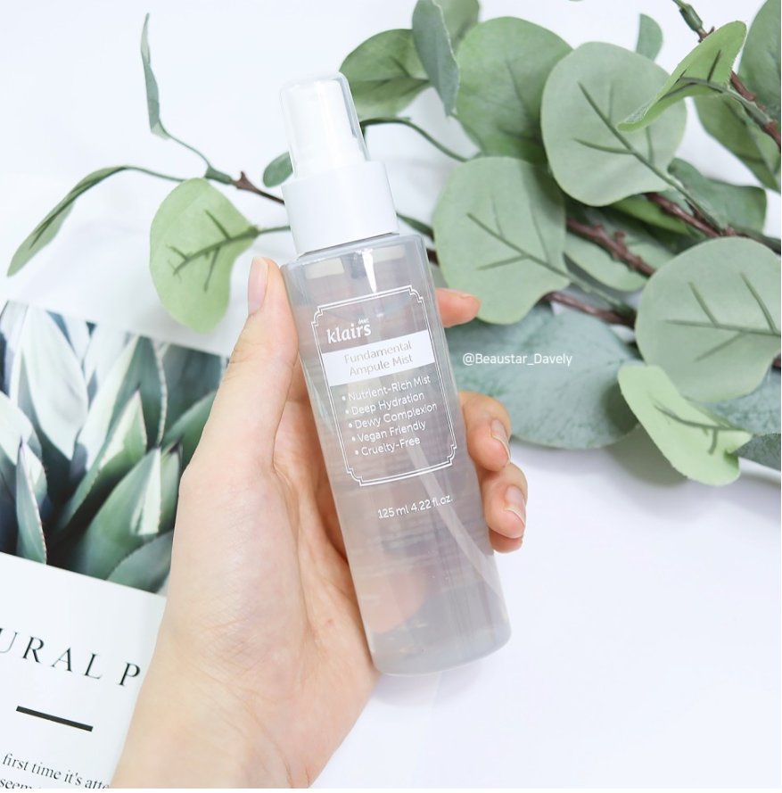 [HCM]Xịt dưỡng da Klairs Fundamental Ampule Mist 125ml
