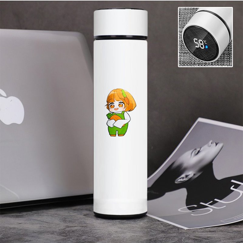 Bình giữ nhiệt đựng nước in hình hero team ver ôm thú simmy phong cận siro mr vịt sammy đào timmy kairon timy kamui