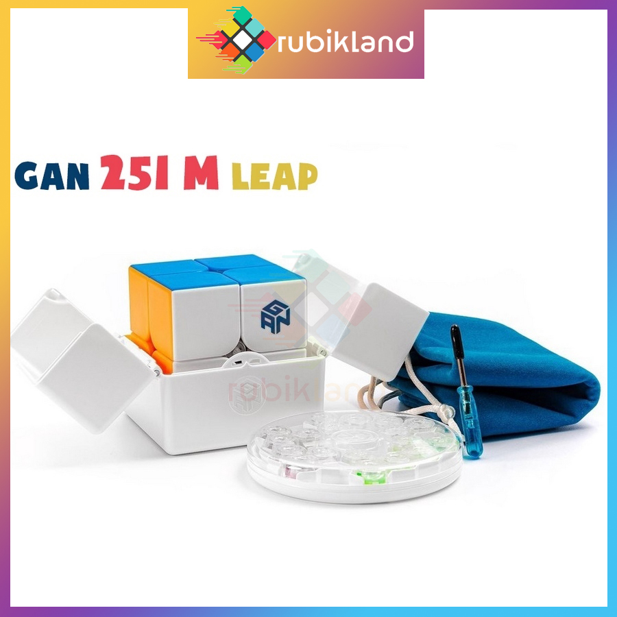 Rubik Gan 251 M Gan251M Có Nam Châm Cao Cấp Flagship Rubic Gan 2x2 2 Tầng Đồ Chơi Trí Tuệ Trẻ Em