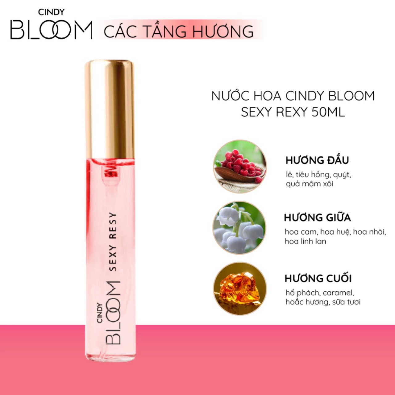 NƯỚC HOA CINDY BLOOM 10ML (CHÍNH HÃNG)