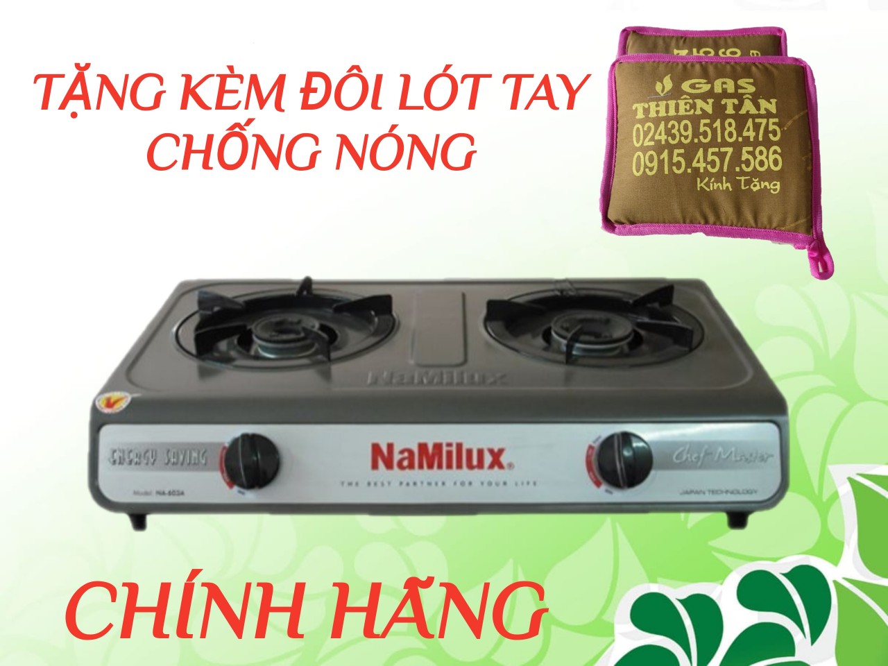 Bếp Ga Đôi Việt Nhật NAMILUX 603AFM