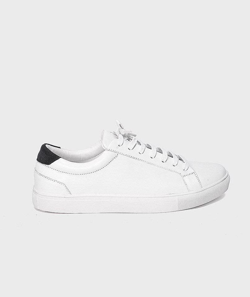 Giày Nam Sneaker Trắng Đáp Đen - Gl212024