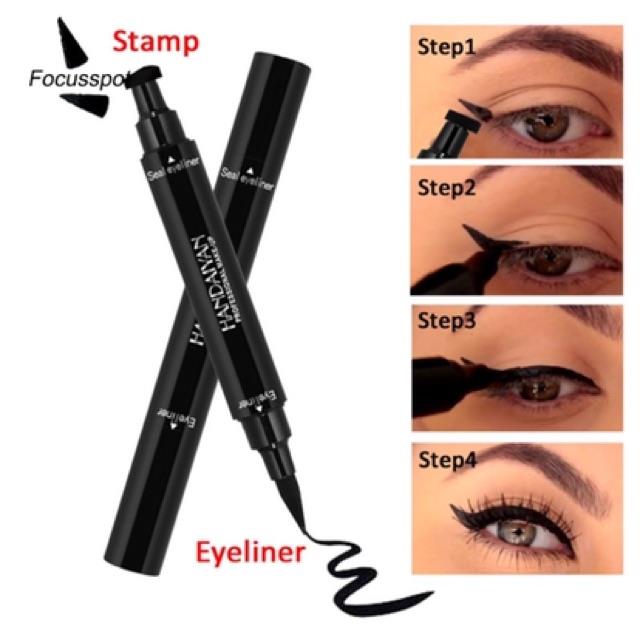 ™℗™ Bút kẻ mắt 2 đầu chấm đuôi mắt chống trôi