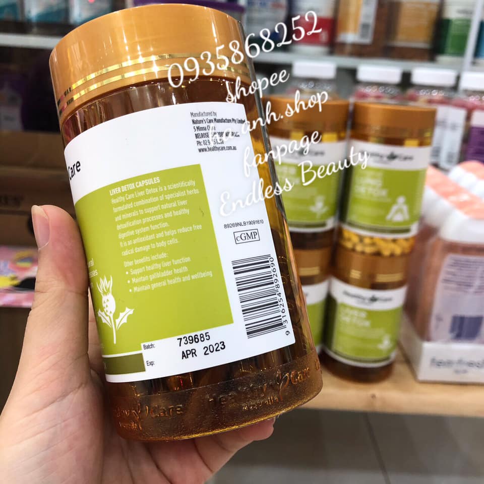 Liver Detox Healthy Care 100 viên