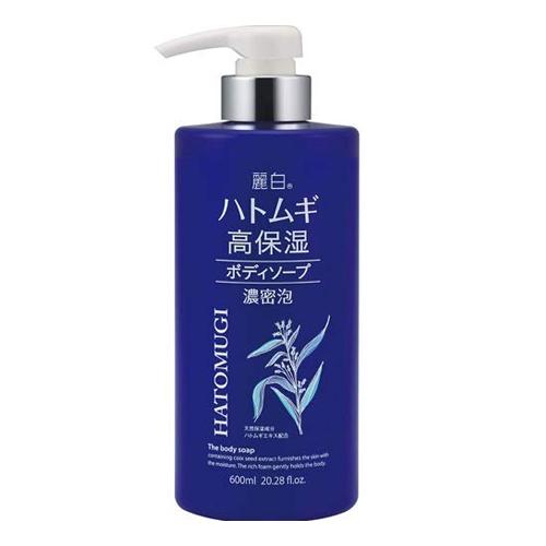 Sữa tắm dưỡng ẩm trắng da hatomugi the body soap 600ml