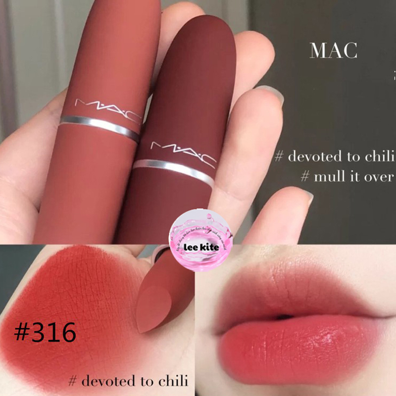 Son Mac Bản Giới Hạn 316 Devoted To Chili – Đỏ Gạch (Power Kiss Limited Editon)