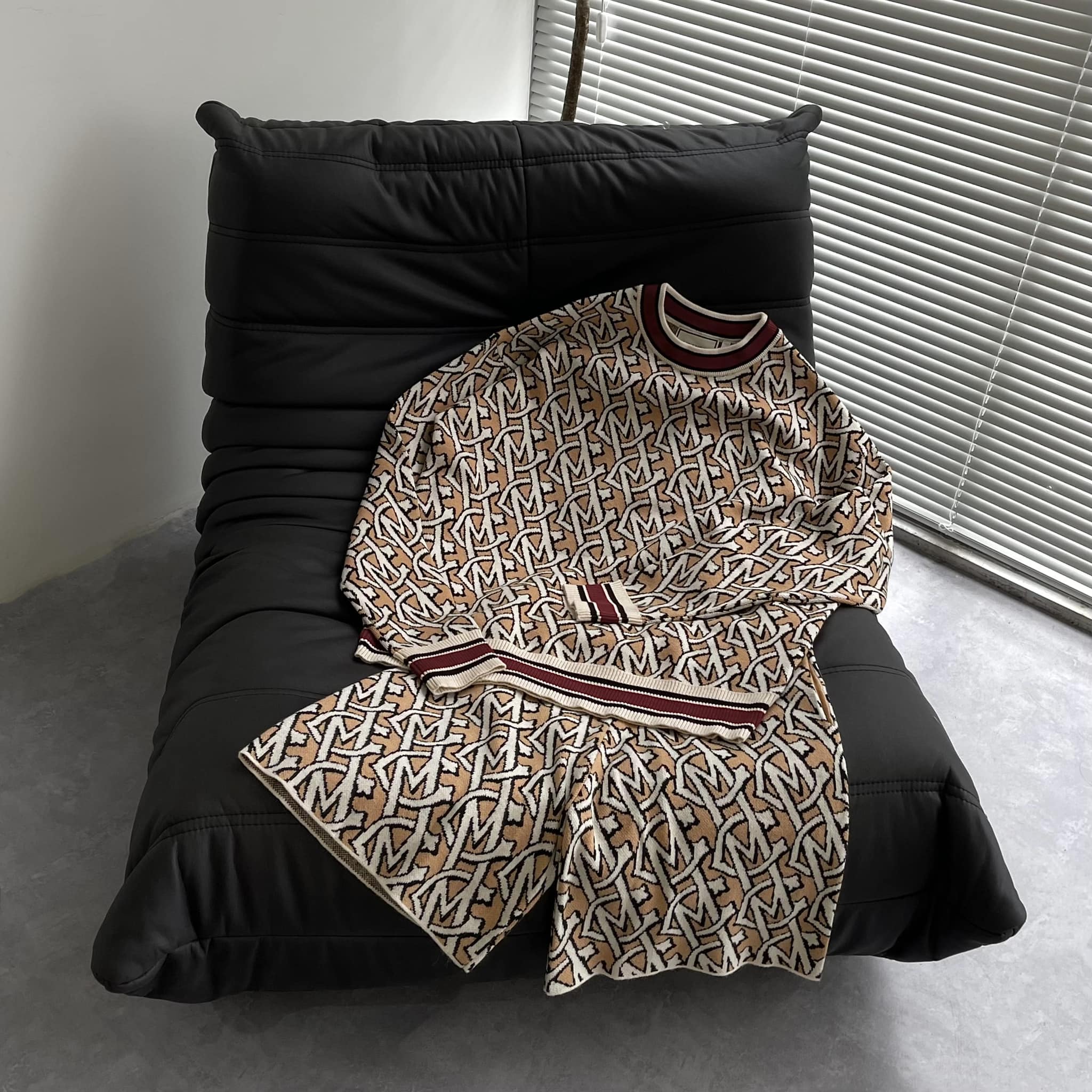 Áo len nam MIKENCO Monogram Knitwear S23