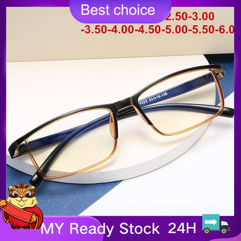 Giá bán 🔥 Còn hàng🔥Kính cận thị hoàn thiện Nam giới Kính cận thị quang học Phụ nữ Khung trong suốt Kê đơn Kính mắt-1.0-1.5-2.0-2.5-3.0-3.5