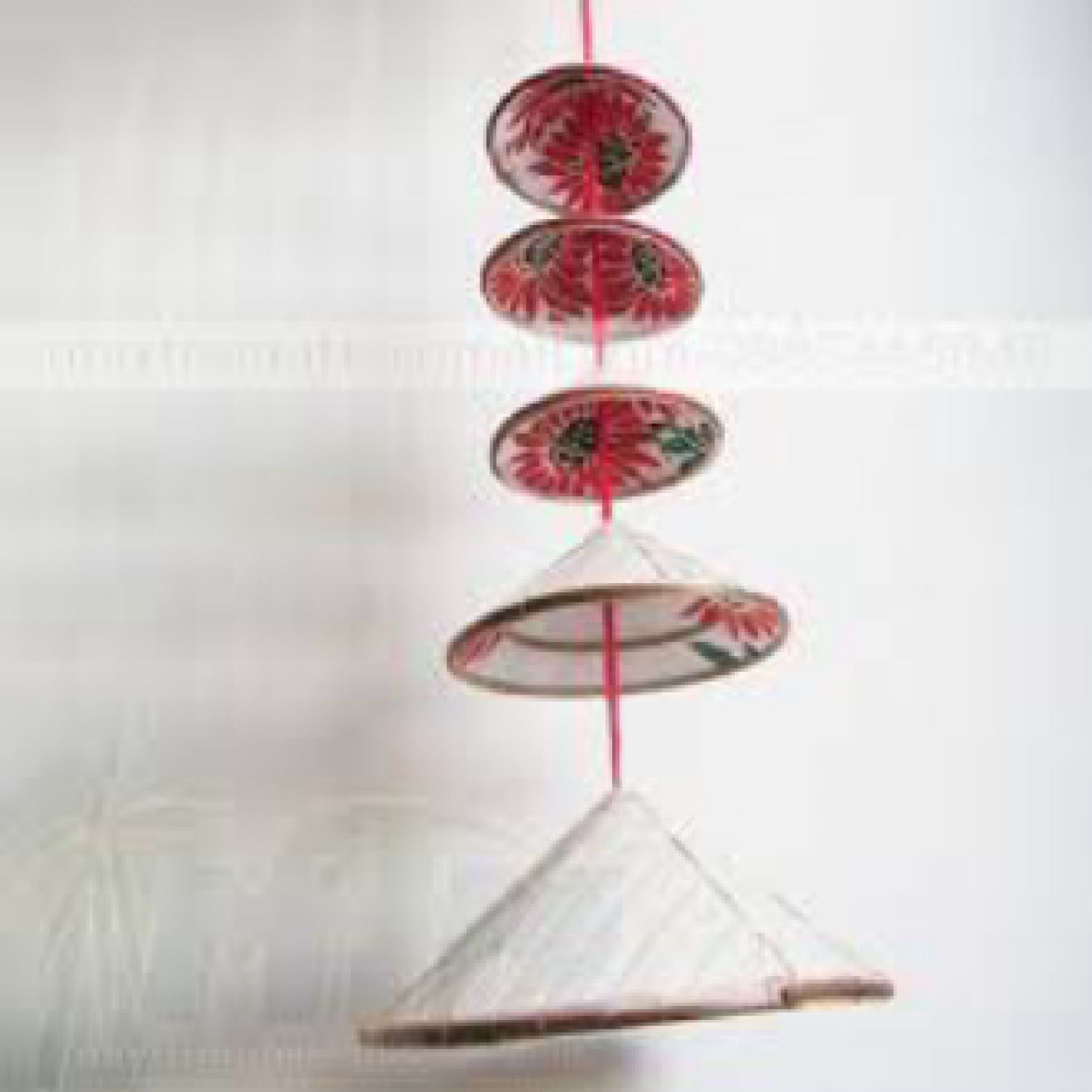 Dây nón lá, nón lá trang trí decor, chụp hình