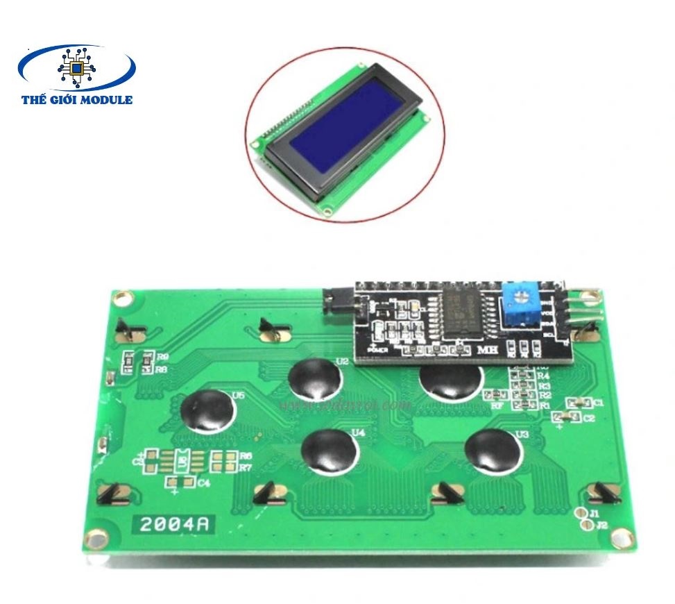 LCD 2004 tích hợp sẵn module chuyển đổi I2C