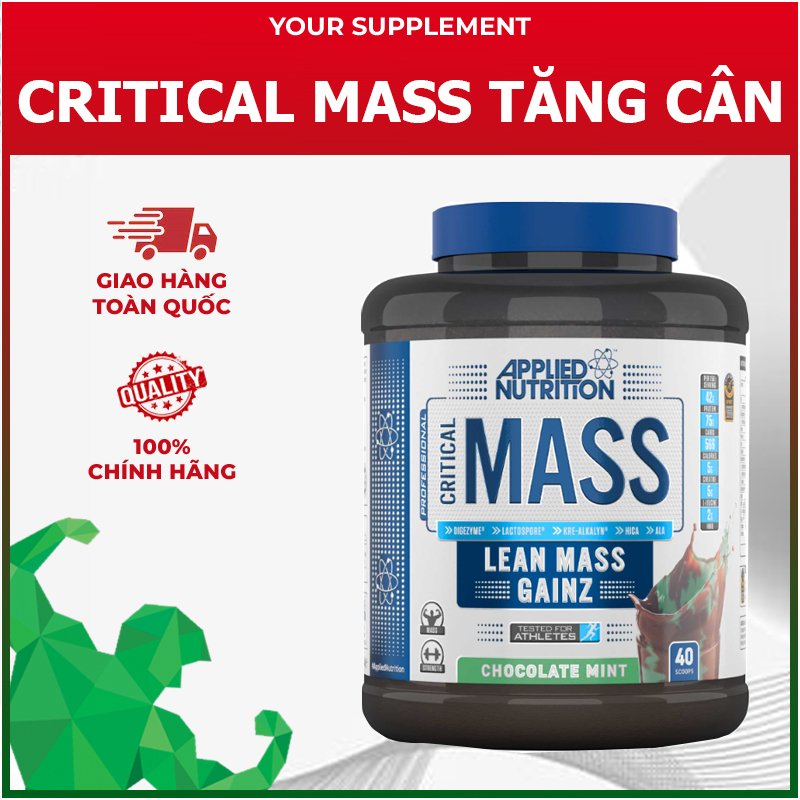 Sữa tăng cân Critical Mass 2,4kg