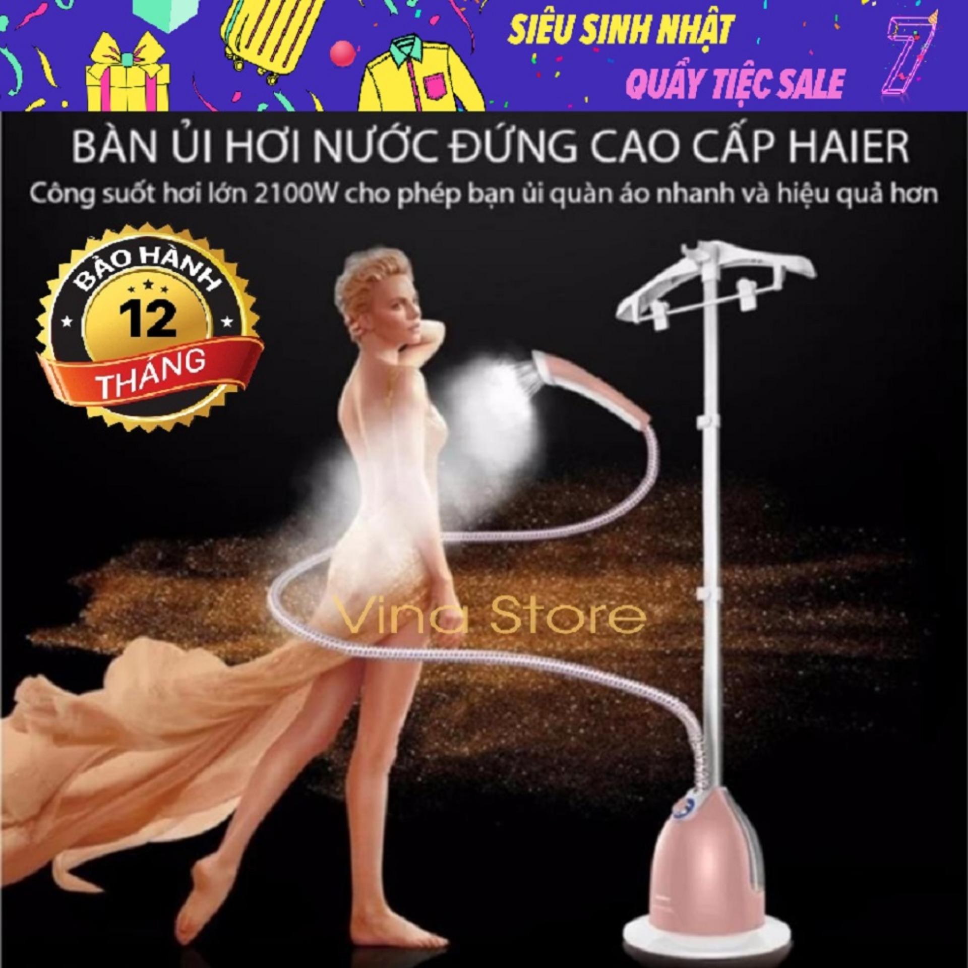 Bàn Ủi Hơi Nước Đứng Hcm, Bàn Ủi Hơi Nước Đứng Haier H6, Công Suất 2100W, Hơi Nước Mạnh Làm Phẳng Đồ Nhanh Chóng