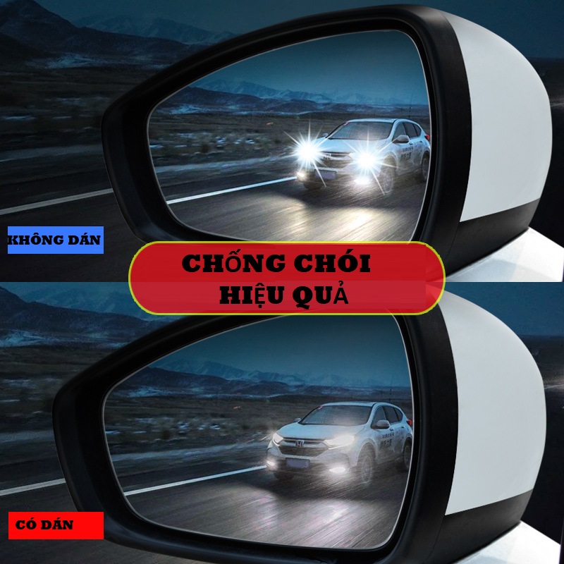 Miếng dán chống nước gương chiếu hậu xe hơi