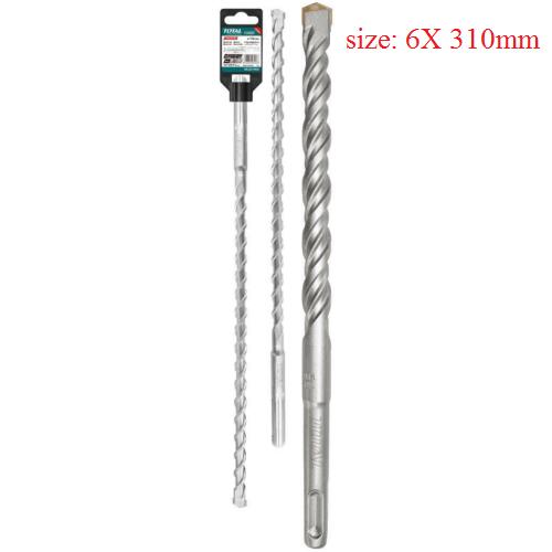 Mũi khoan bt gài 4 cạnh 6x310 total tac310605c