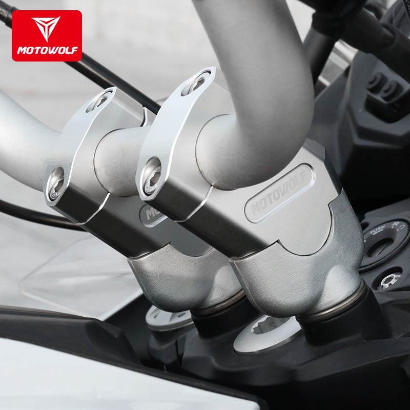 Gù Xéo Nâng Ghi Đông 22mm/28mm MOTOWOLF