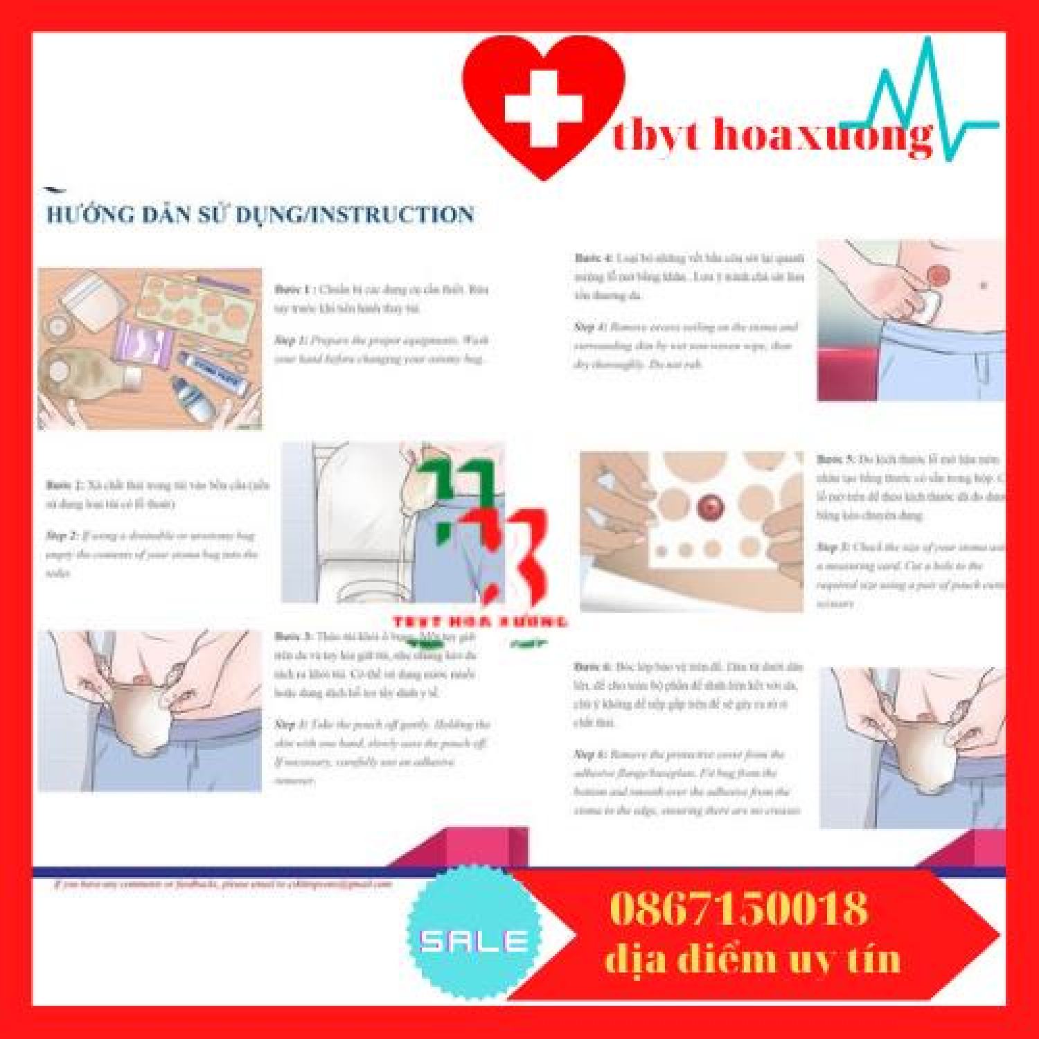 (siêu rẻ)Combo 10 túi hậu môn nhân tạo Kiwi
