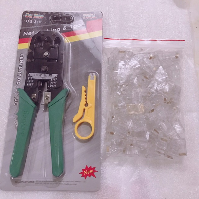 Combo kìm bấm dây mạng và 50 hạt mạng rj 45 cam kết hàng đúng mô tả chất lượng đảm bảo an toàn đến sức khỏe người sử dụng đa dạng mẫu mã màu sắc kích thước