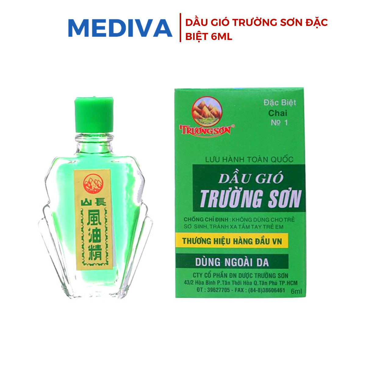 Dầu gió Trường Sơn 6ml