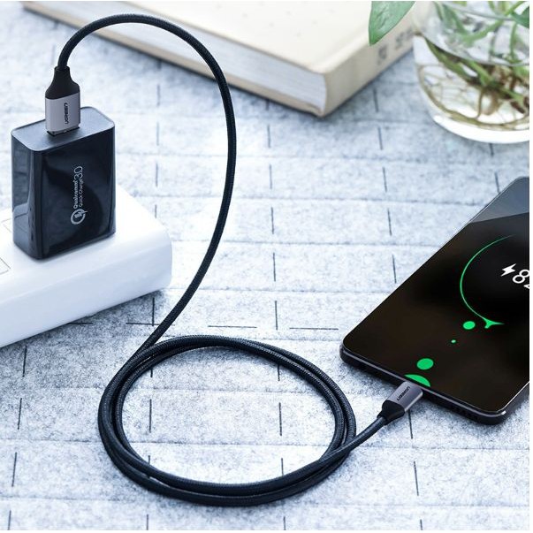 CÁP USB TO USB-C DATA CABLE ALUNIMUM ALLOY, DÀI 1.5M - UGREEN 60127