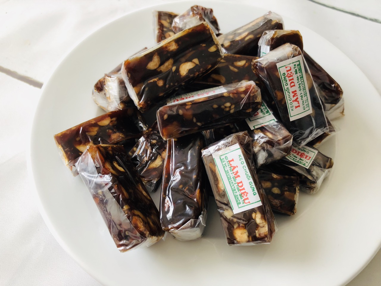 100g kẹo chuối Gừng Đậu_Doanvatgiasi