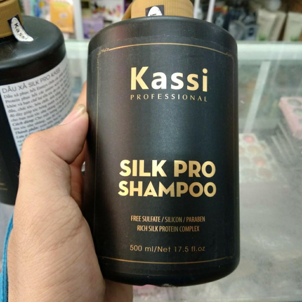 [HCM]Dầu gội phục hồi Kassi Silk Pro 500ml
