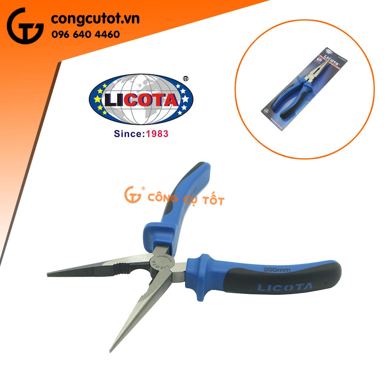 Kìm nhọn Licota 8inch APT-36002CSL