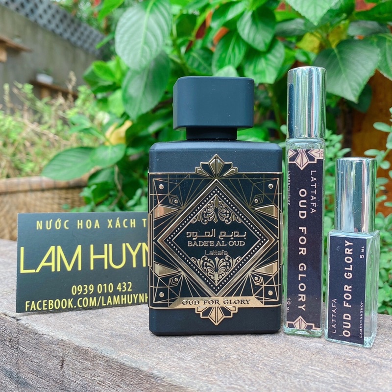 Mẫu Thử Nước Hoa DUBAI LATTAFA OUD FOR GLORY 5ml - 10ml
