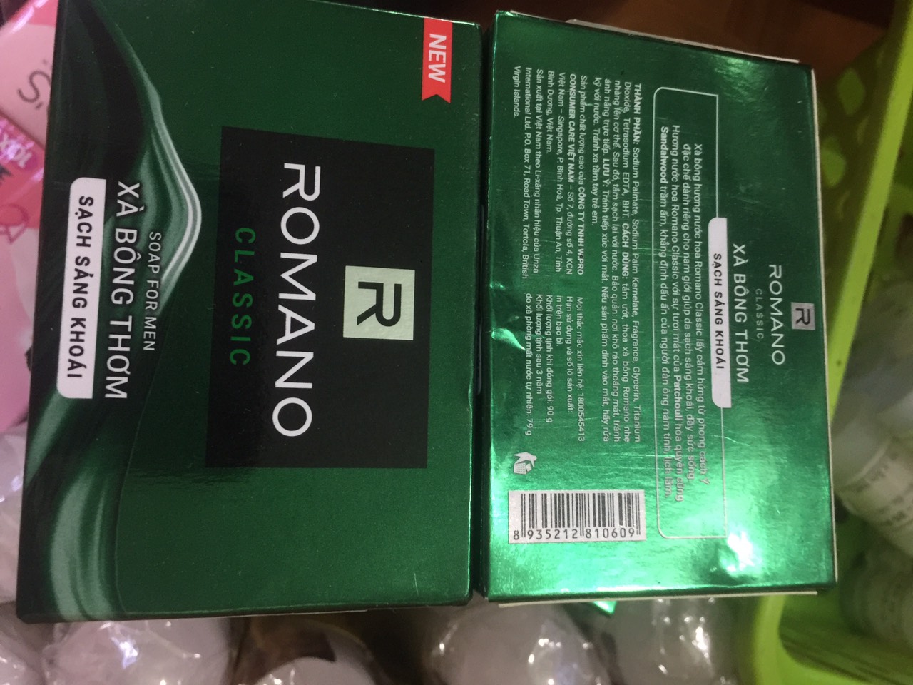 Xà phòng cục Romano 90g mùi Classic