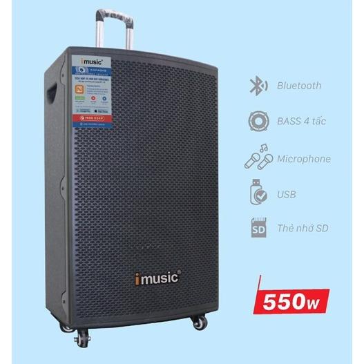 [HCM][Trả góp 0%]Loa kéo di động imusic MK-03