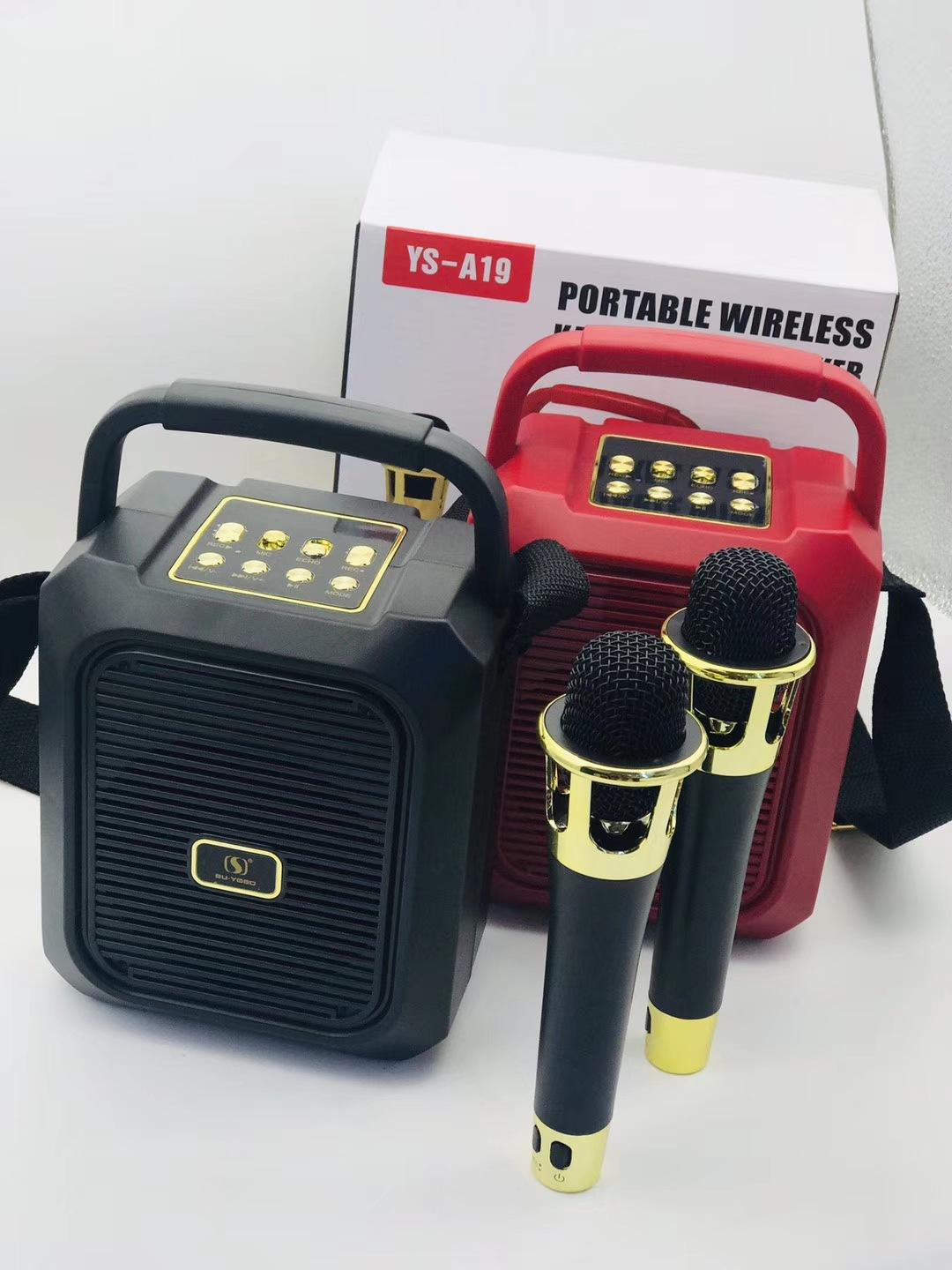 Loa bluetooth YS-A19 + kèm 1 micro ko dây hát karaoke - YS-A19