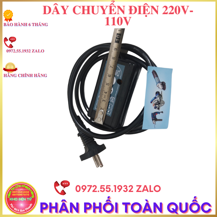 Dây đổi nguồn 220V sang 110
