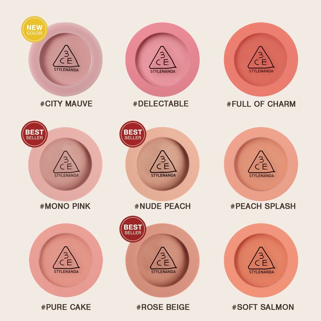 Phấn Má Hồng 3CE Mood Recipe Face Blusher