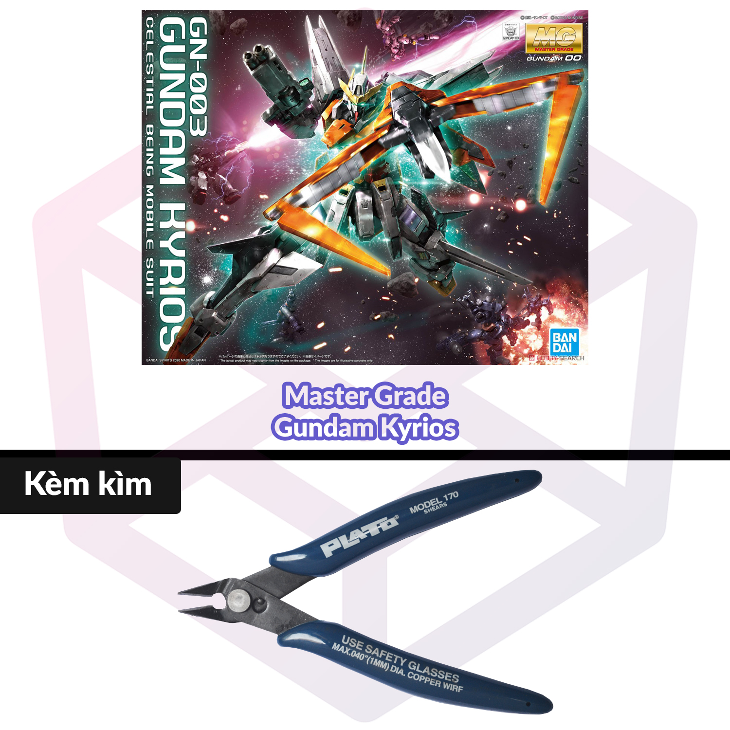 Mô hình gundam bandai mg gundam kyrios 1/100 gundam 00