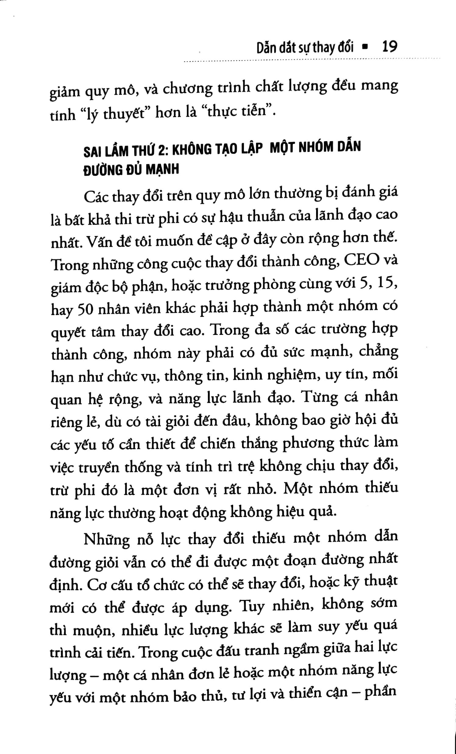 Sách - Dẫn Dắt Sự Thay Đổi