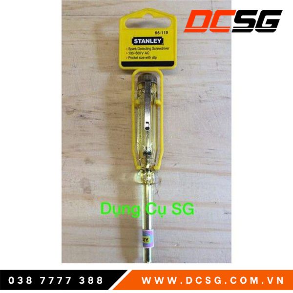Tua vít thử điện 100–500V AC Stanley 66-119