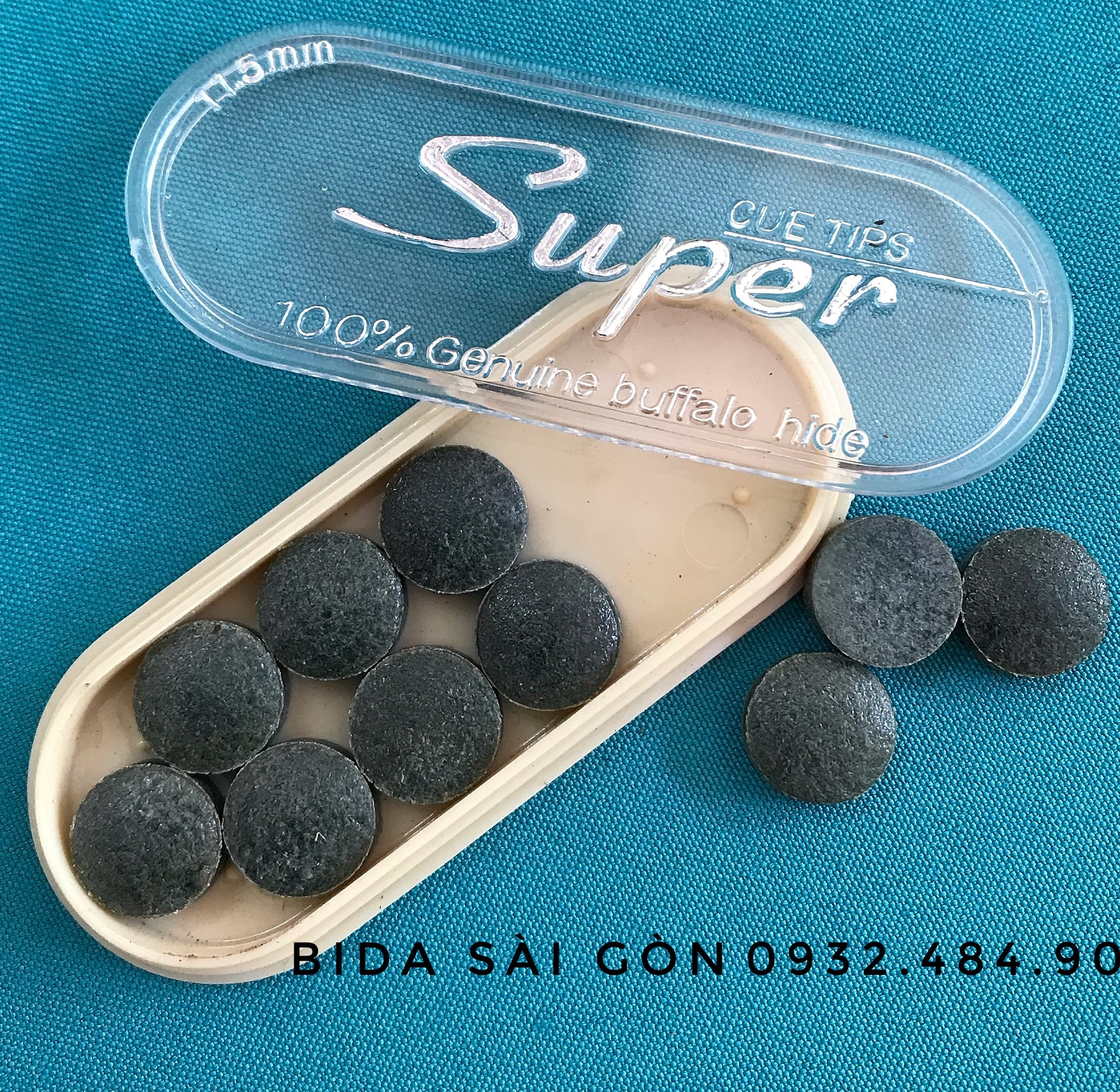 Vĩ 10 viên đầu cơ Bida Super 11,5mm