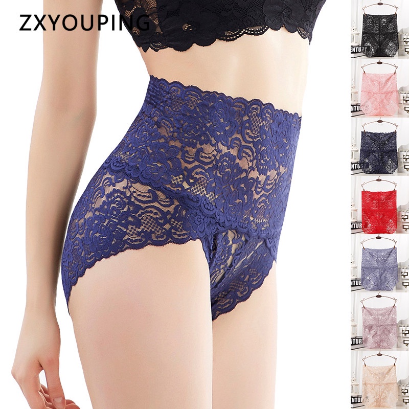combo 10 quần lót nữ viền ren cạp cao